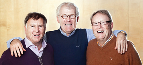 Morten Olsen, Sepp Piontek og Bo Johansson