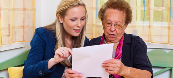 grandchild and grandmother. contract, will