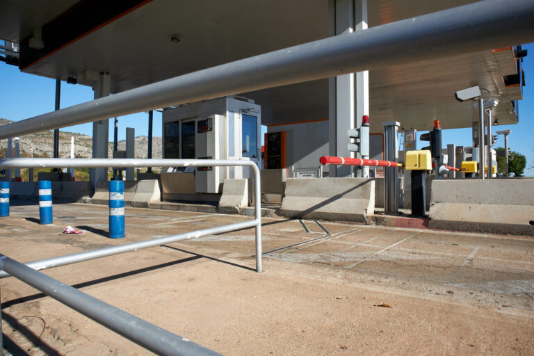 Castellon,,Spain,-,December,2019:,Toll,Of,The,Ap7,Motorway