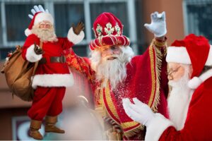 De tre heliga konungarna versus Jultomten i Spanien