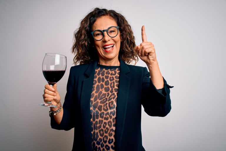 Ett glas vin eller två för hälsan