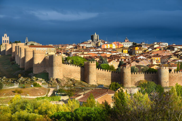 Beautiful,Sunset,In,Avila,From,Four,Columns,Viewpoint,(mirador,4