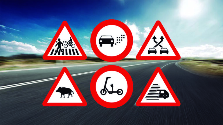 Nya trafikskyltar i Spanien