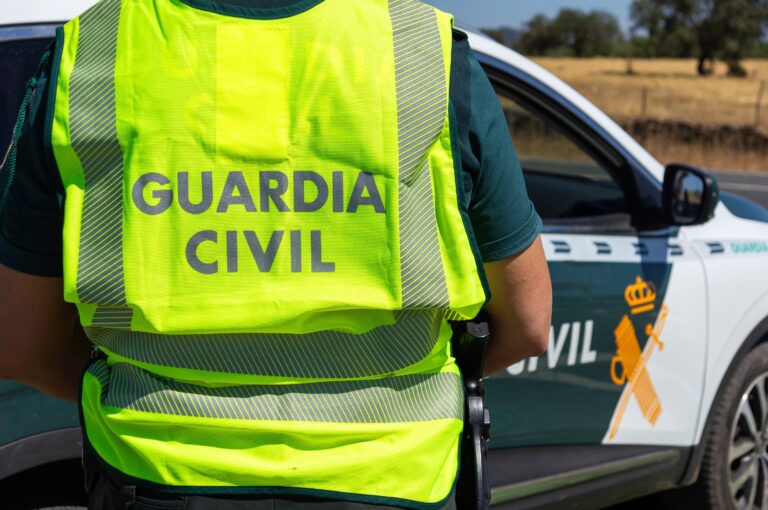 Badajoz,,Spain.,June,13,,2024.,Spanish,Civil,Guard,Officer,Wearing