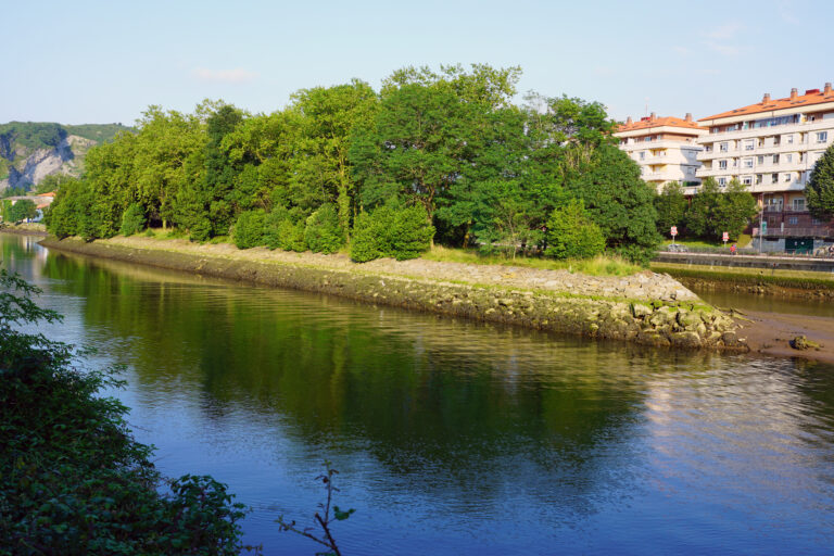 Hendaye,,France,-8,Jul,2018-,View,Of,Pheasant,Island,,An
