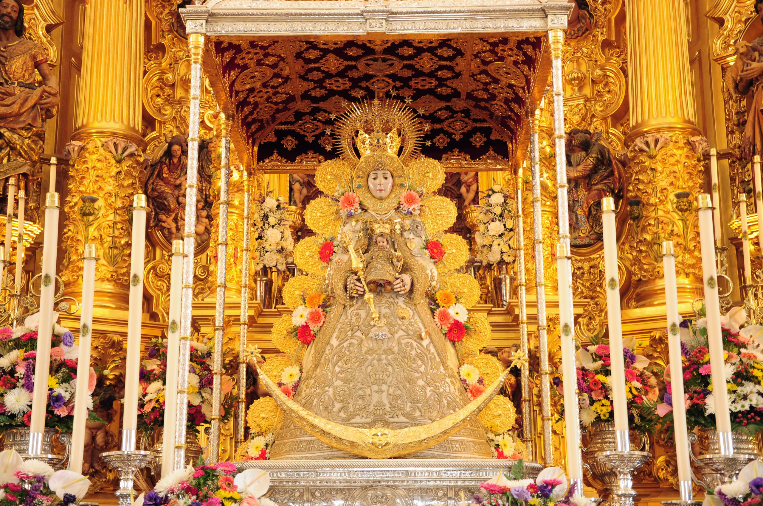 Blessed,Virgin,Mary,,El,Rocio,,Spain