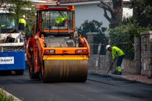 Ny asfaltering i Nerja